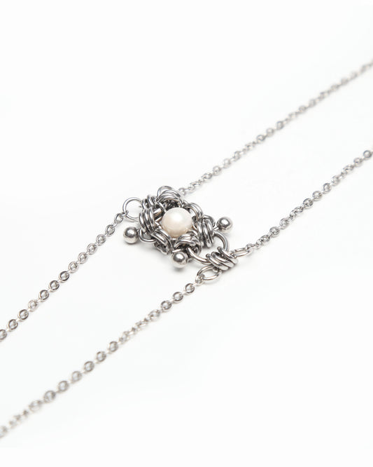BOLO NECKLACE FRESHWATER PEARL