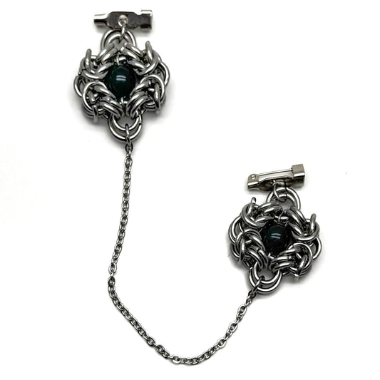 ZAT BROOCH BLACK ONYX