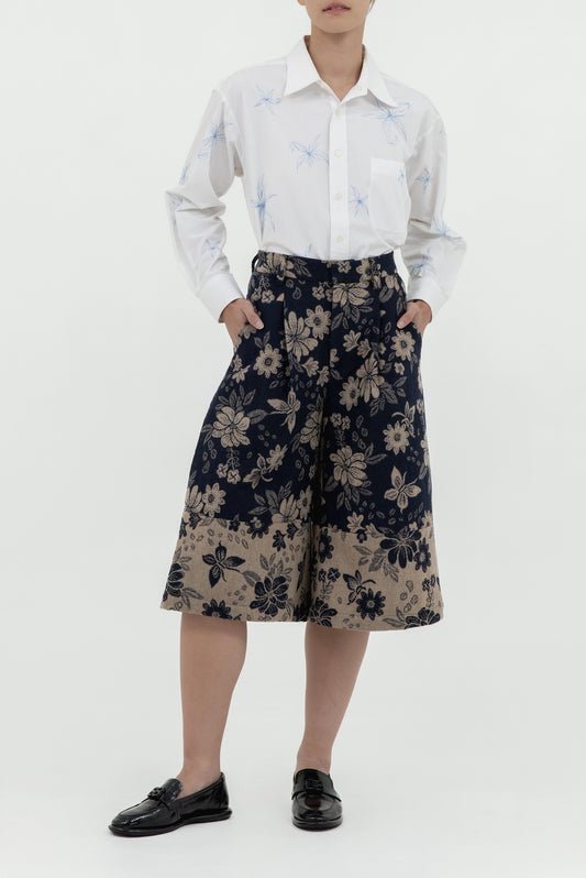 NOIR BLOOM CAPRI TROUSER