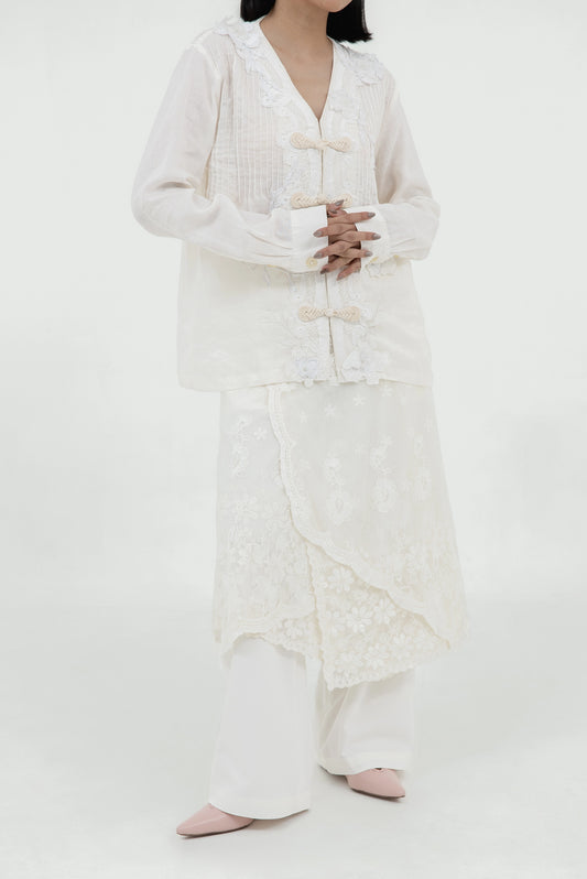 LECHE WRAPPED MAXI SKIRT