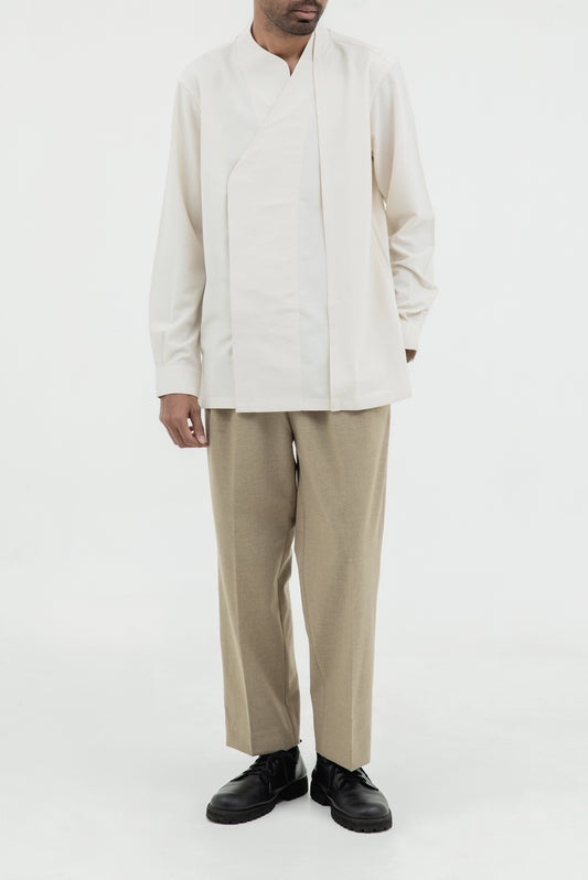 COLLARLESS ASYMETRICA LS