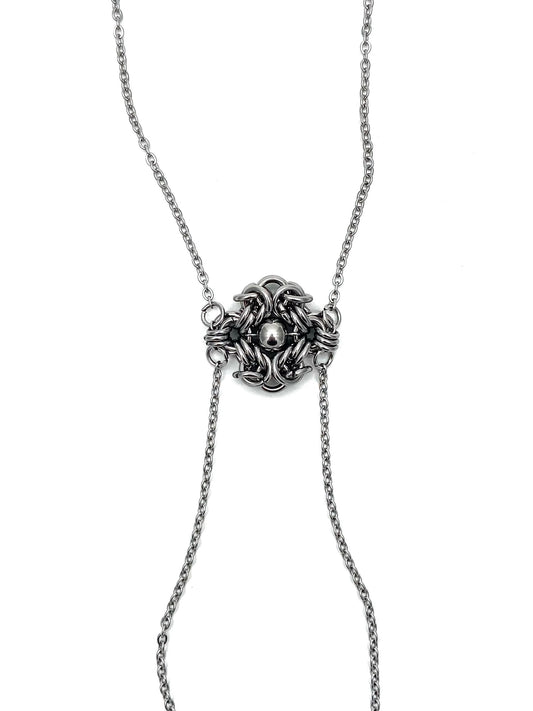 BOLO NECKLACE 2.0 STAINLESS STEEL BEAD