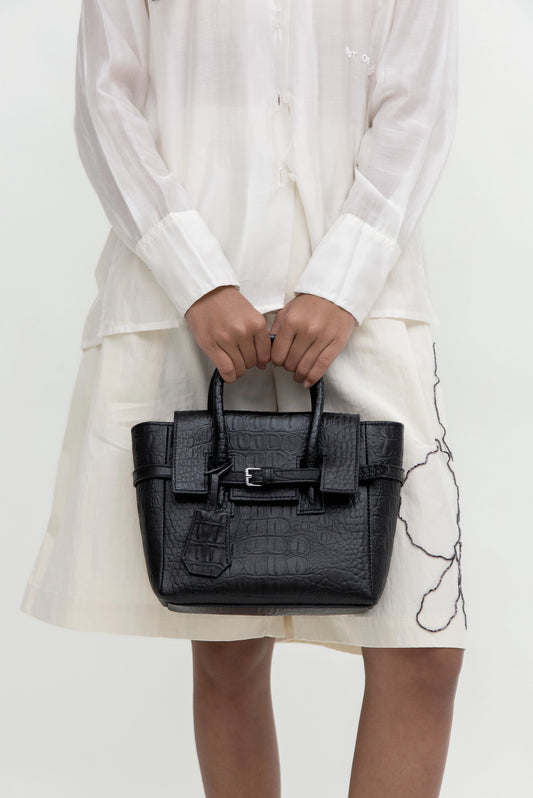 MINI OBI BAG CROC