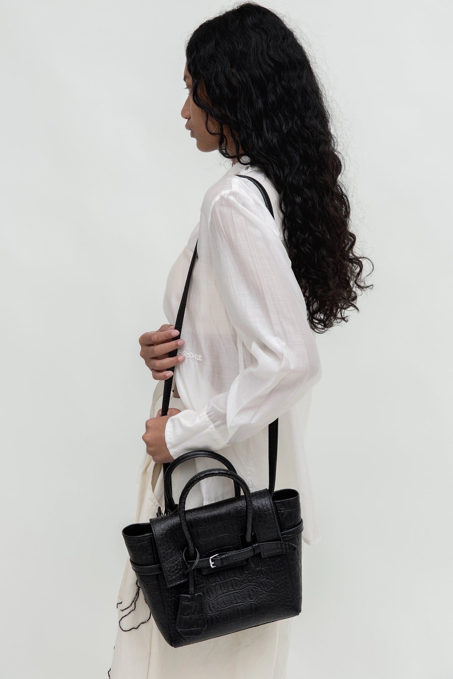 MINI OBI BAG CROC