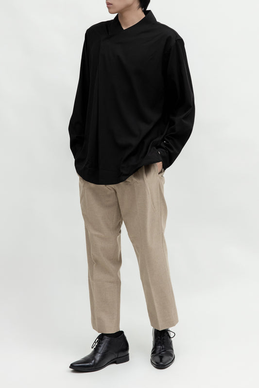 PLEATS OPENING LONGSLEEVES