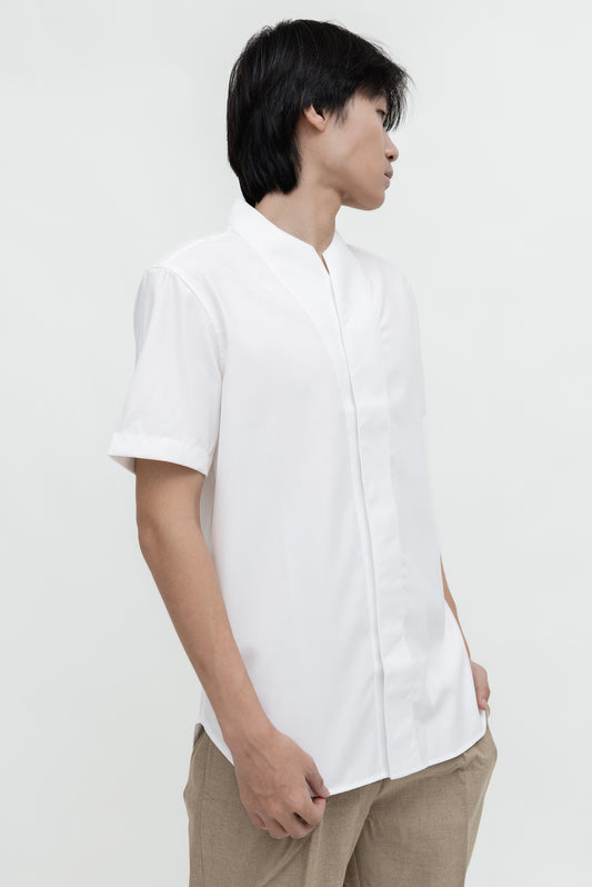 COLLARLESS PART 1 SHORT SLEEVES SHIRT