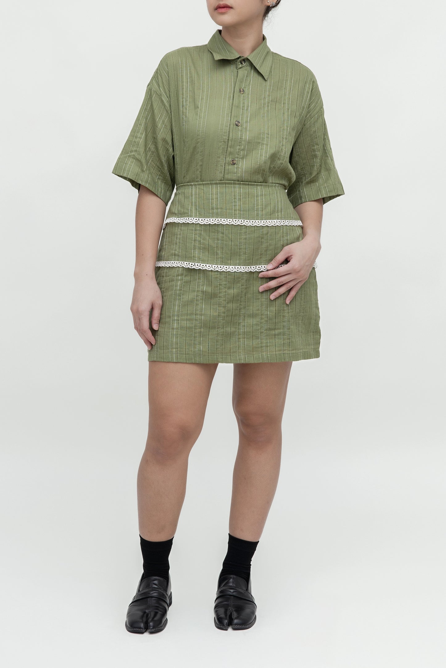 SAGE LINES SKIRT