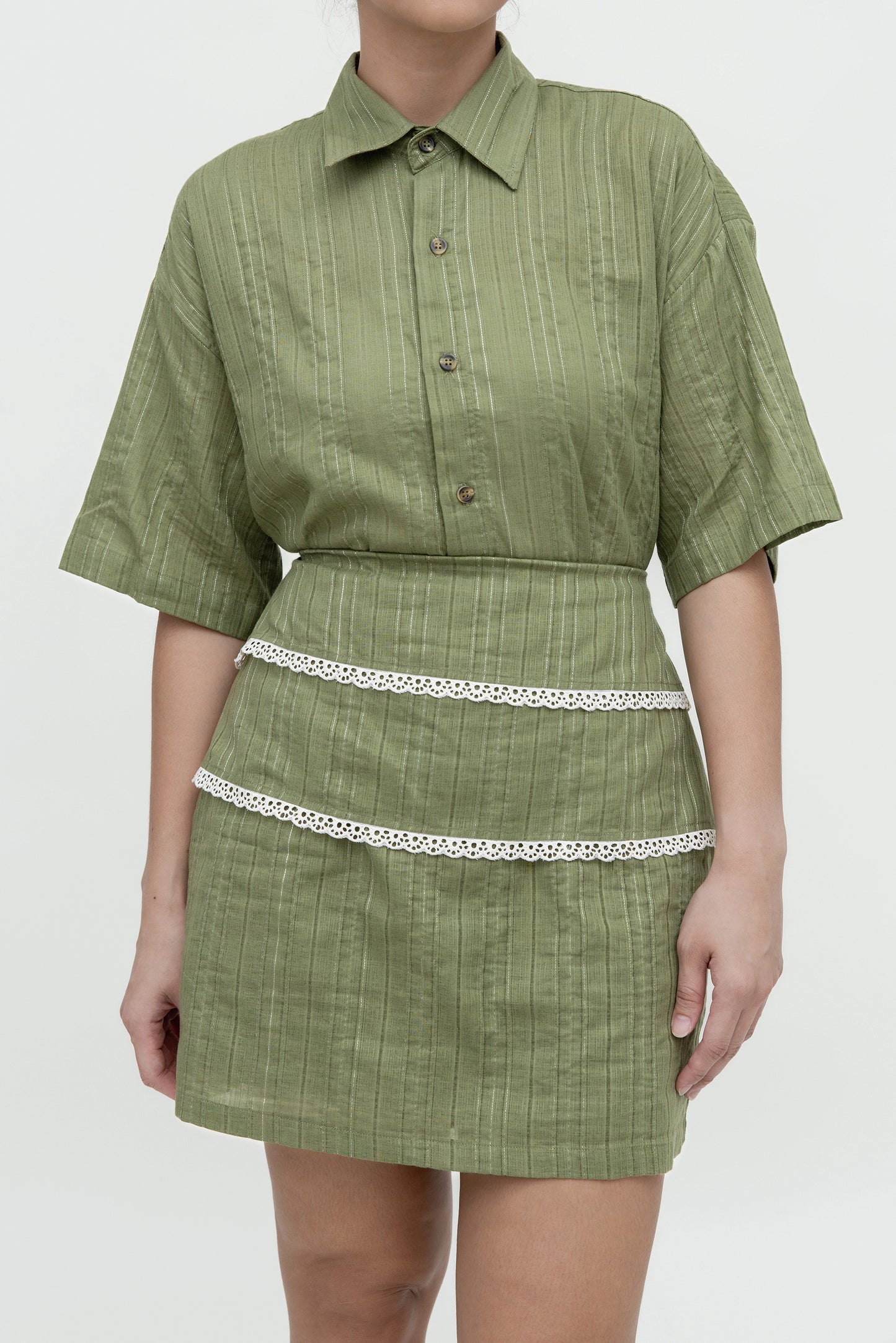 SAGE LINES SKIRT