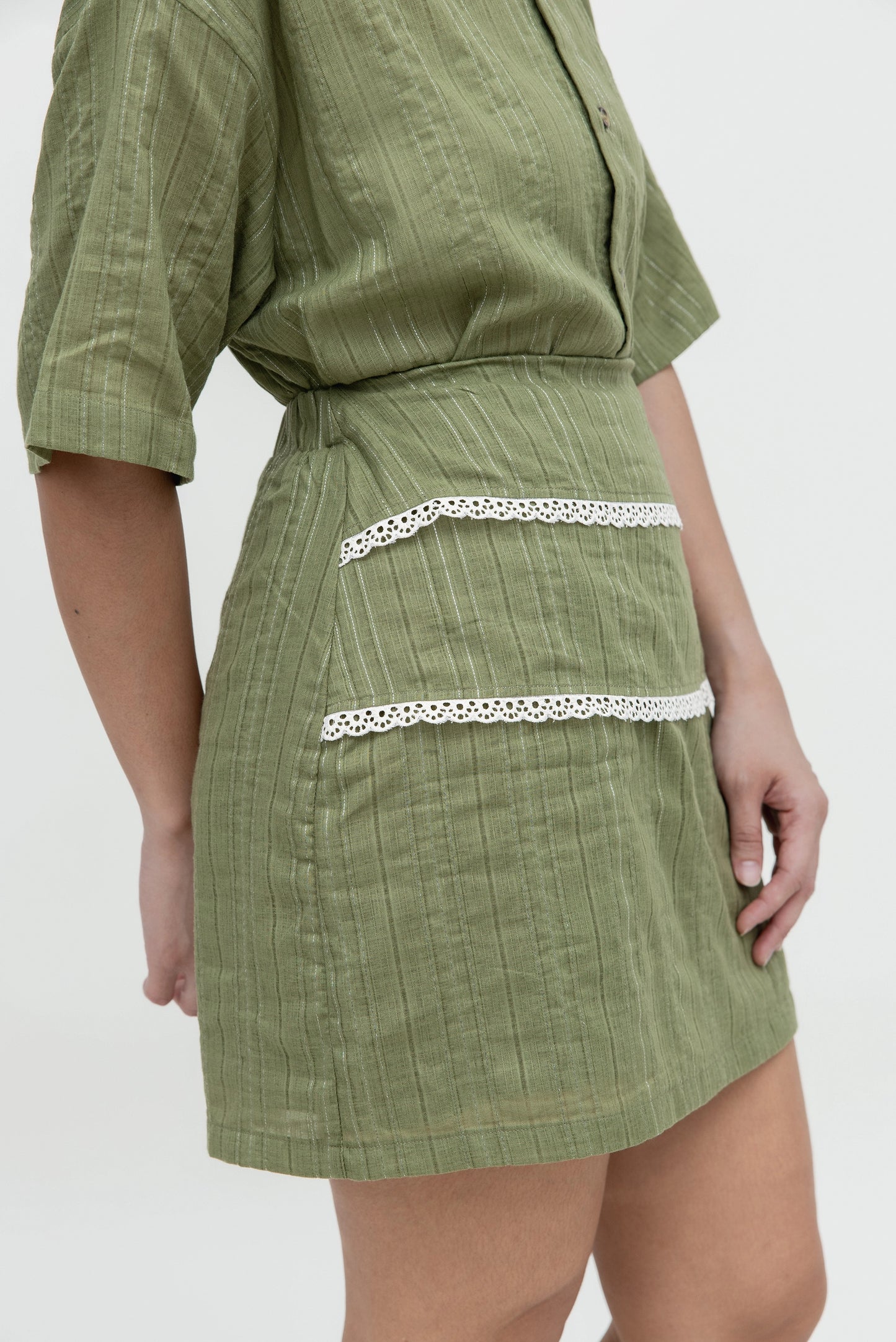 SAGE LINES SKIRT