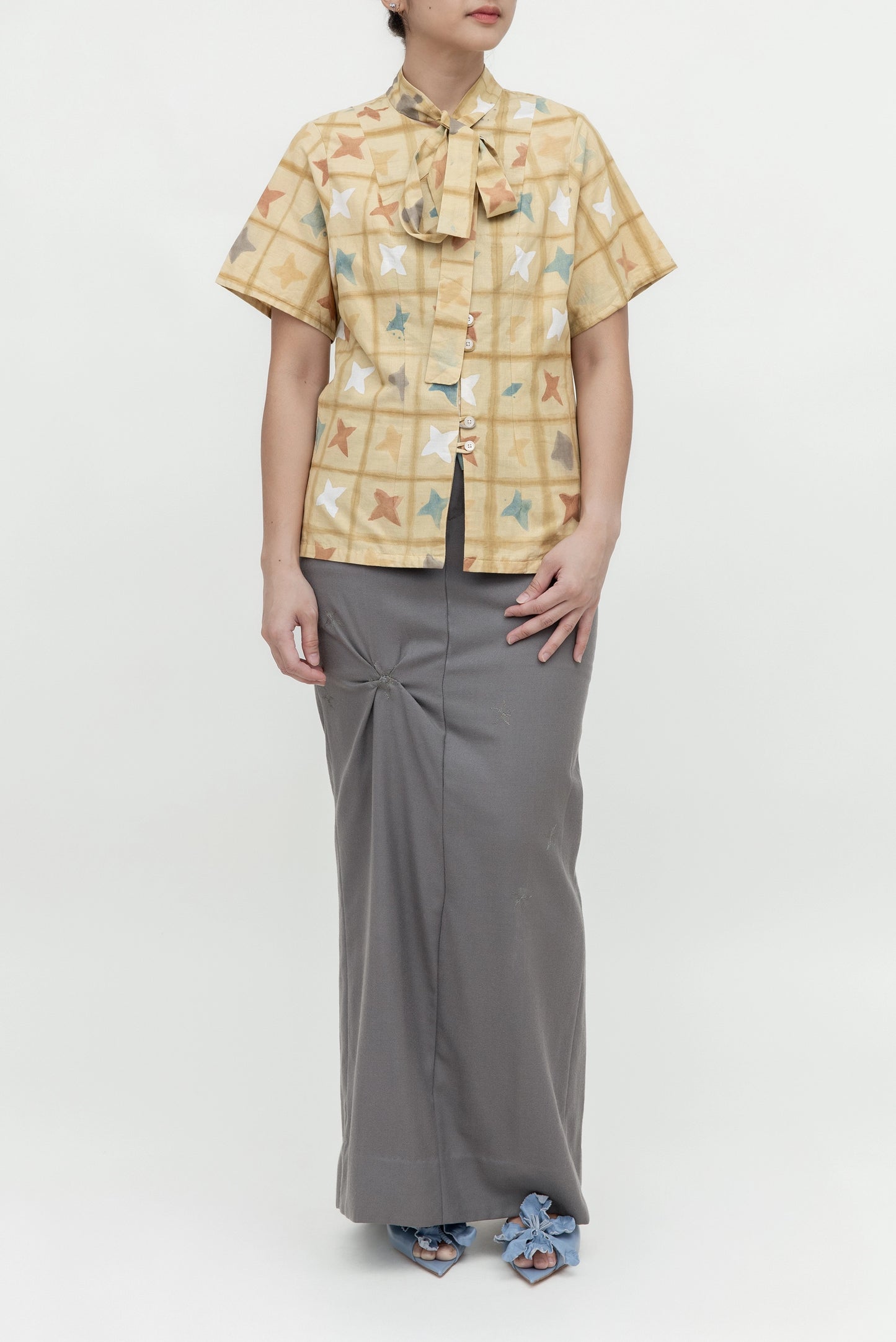 MAGNOLIA SCARF TOP