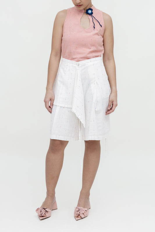 BOW WRAP BERMUDA SHORT