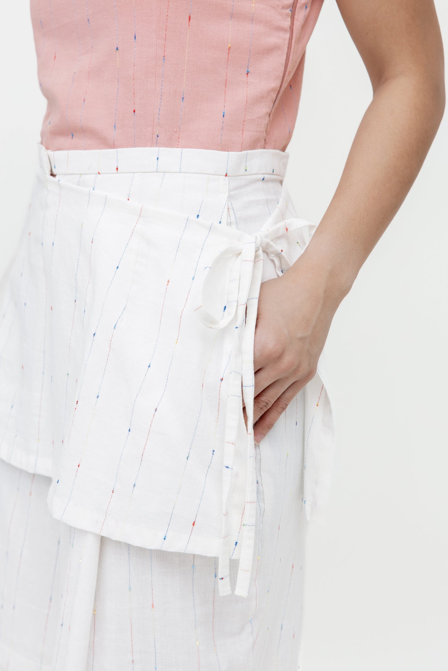 BOW WRAP BERMUDA SHORT