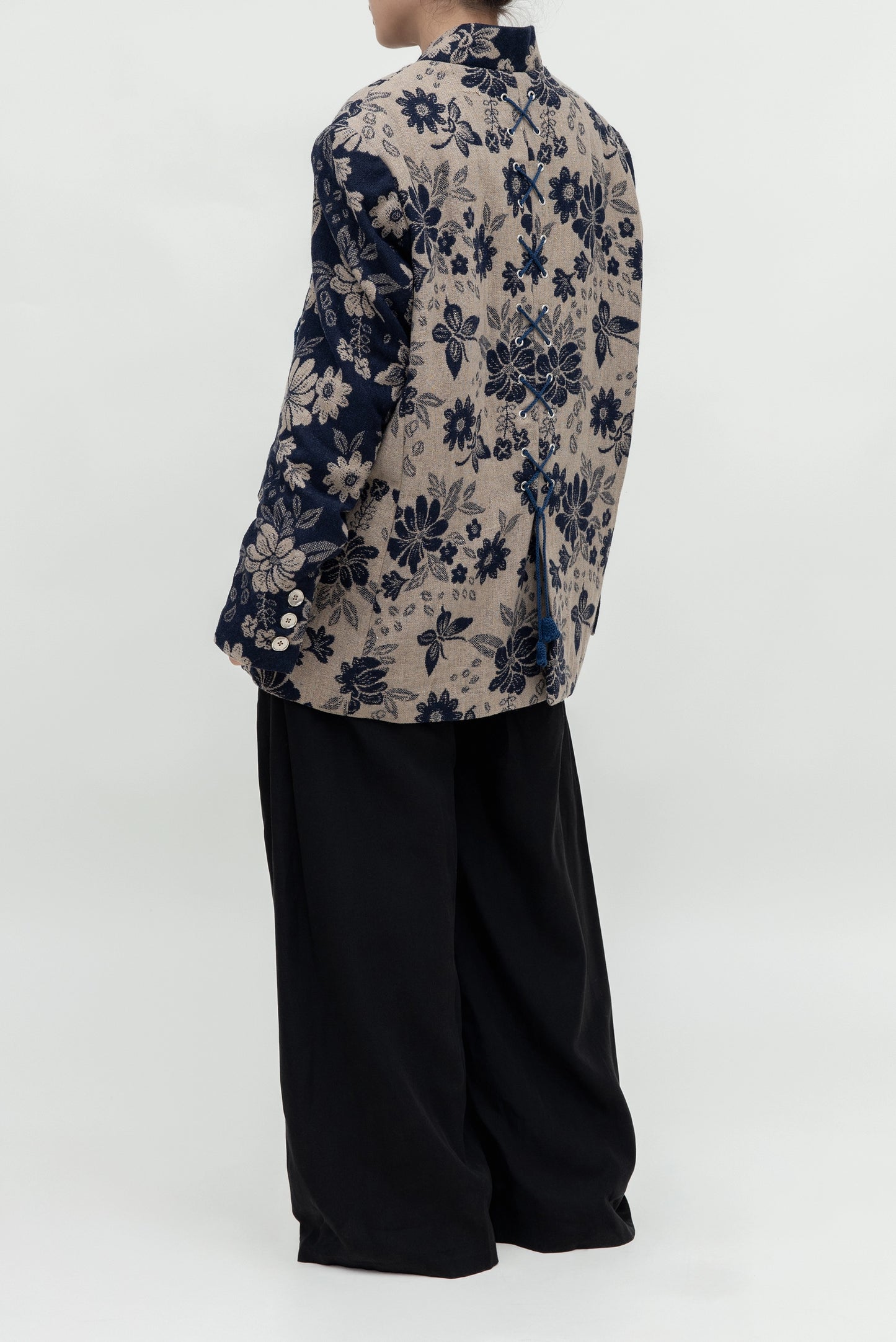 NOIR BLOOM ROPE BLAZER