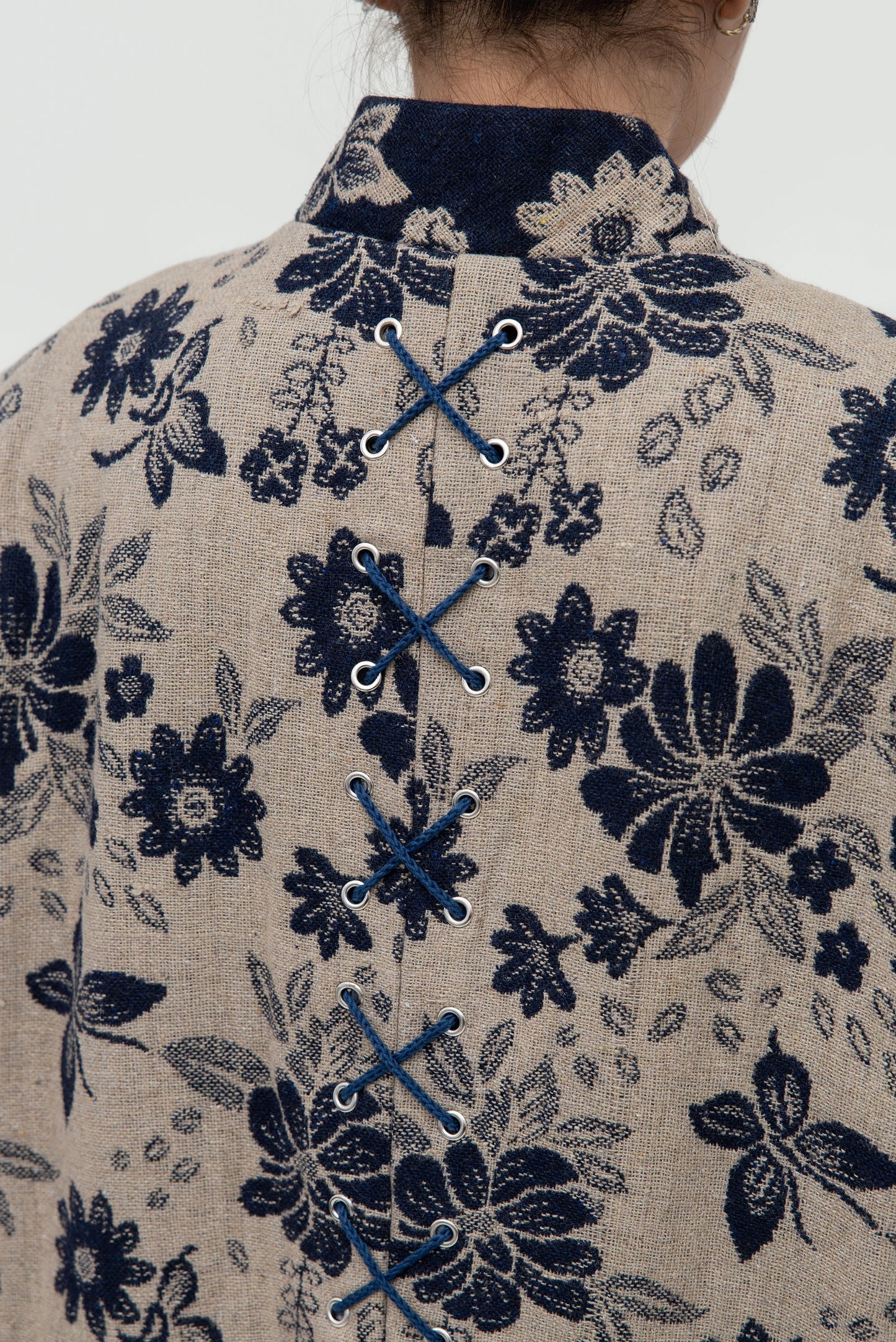 NOIR BLOOM ROPE BLAZER