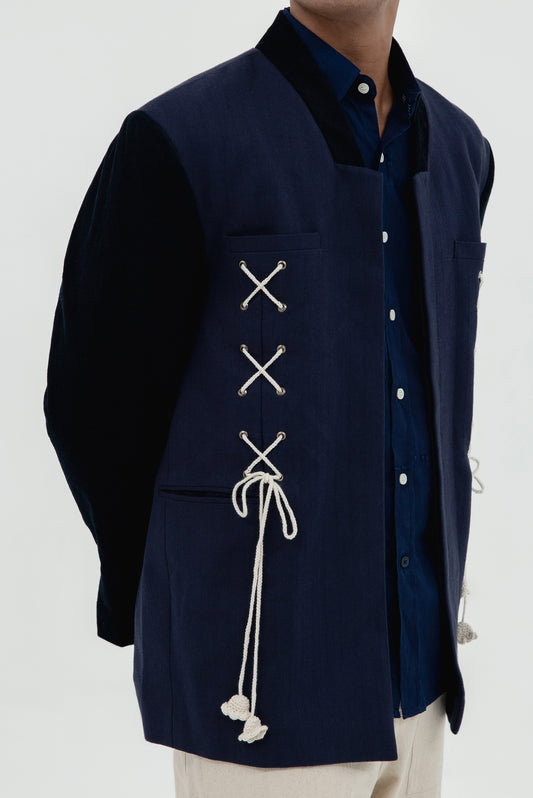 SUMMER NIGHT FLOWER BLAZER