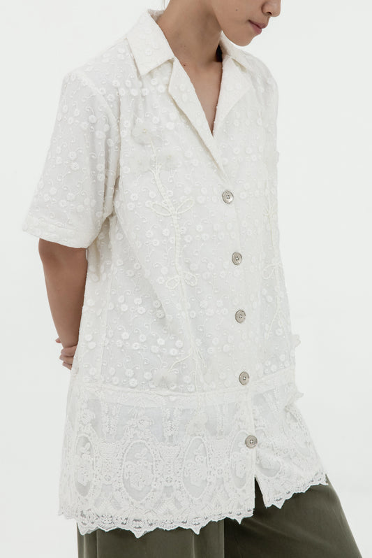 SHELLY LAYERED SHORT SLEEVE SHIRT