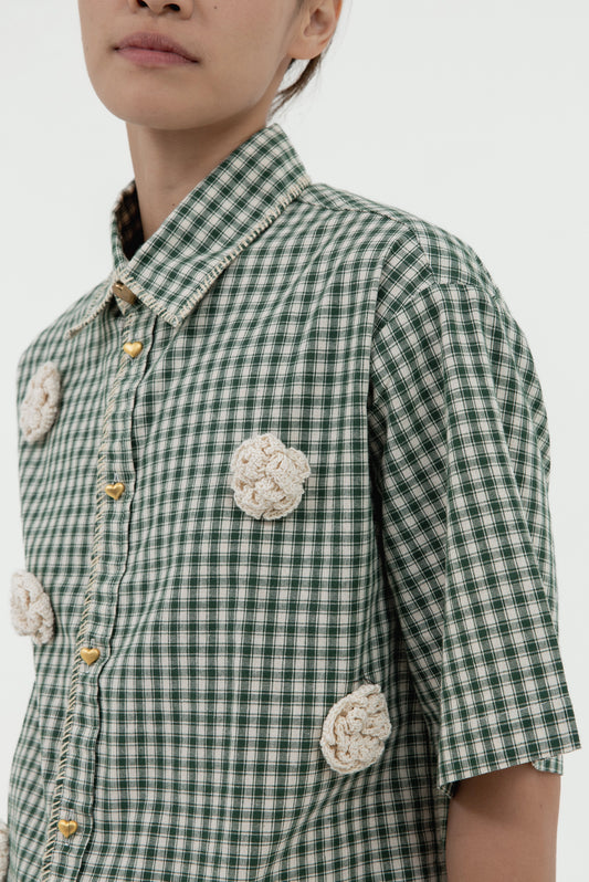 BELL FLOWER SHORT SLEEVE SHIRT