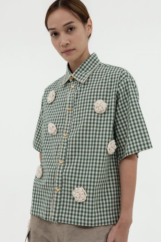 BELL FLOWER SHORT SLEEVE SHIRT