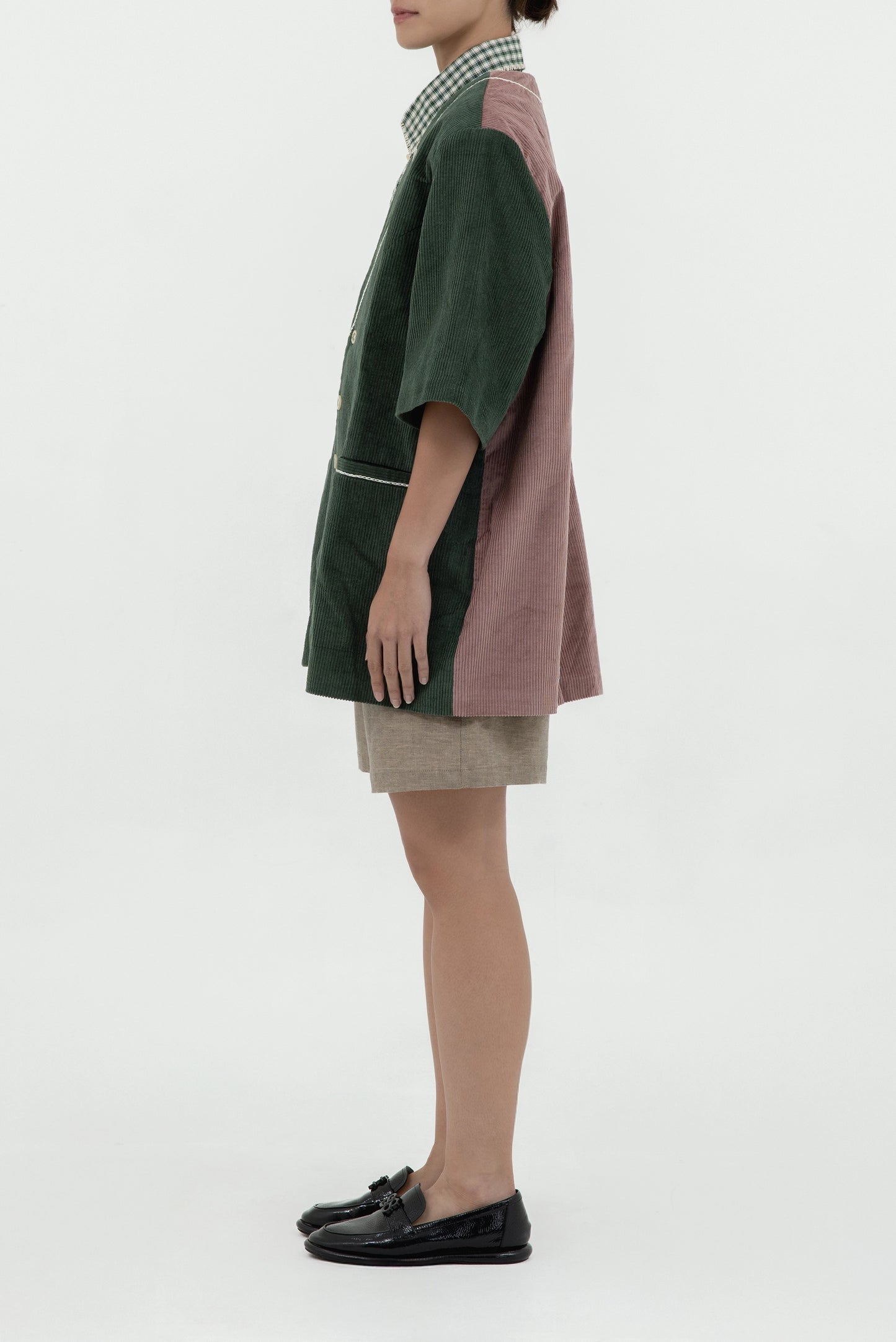 HYDRA GREEN SHORT SLEEVE BLAZER