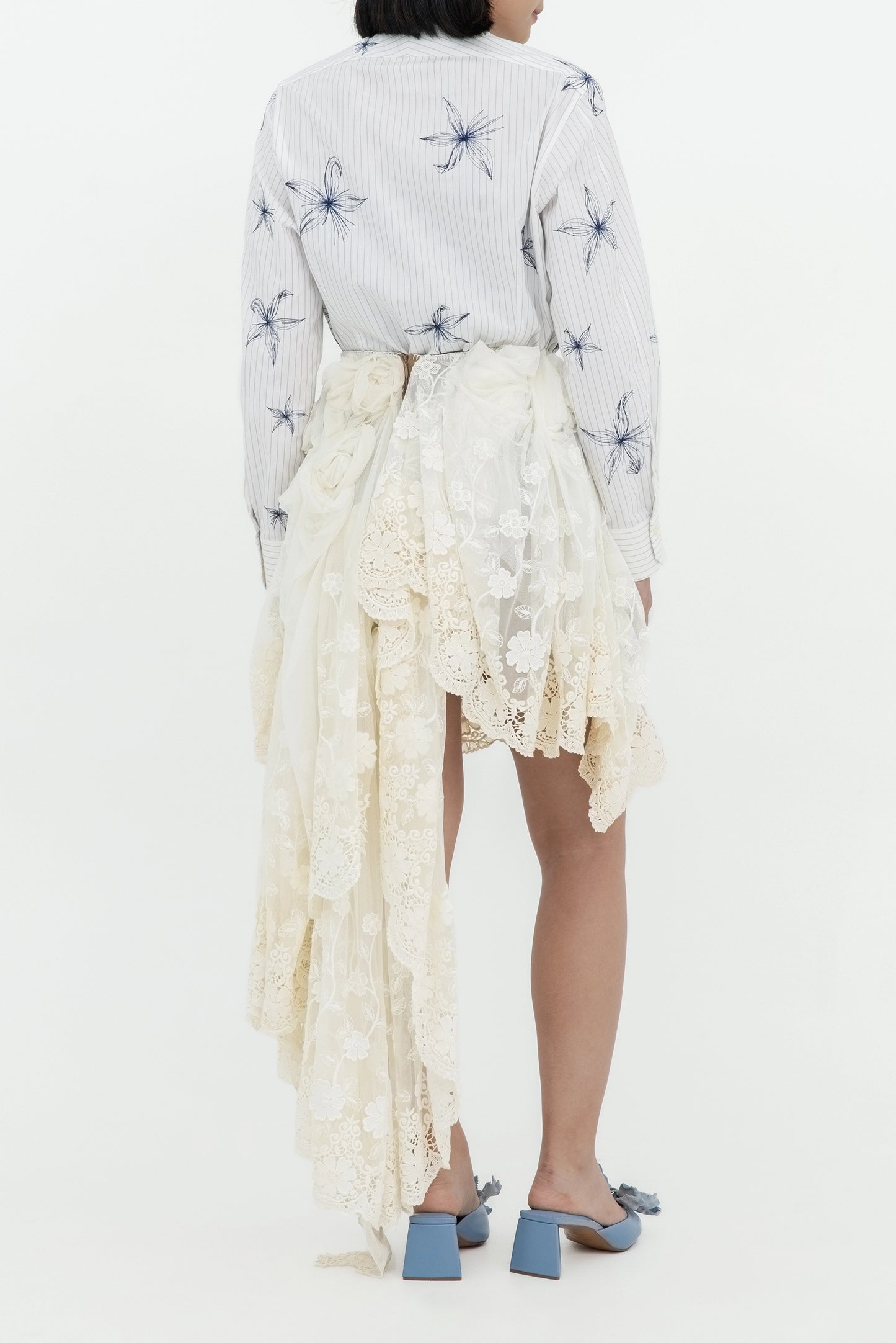 ROSEY DRAPE MINI SKIRT
