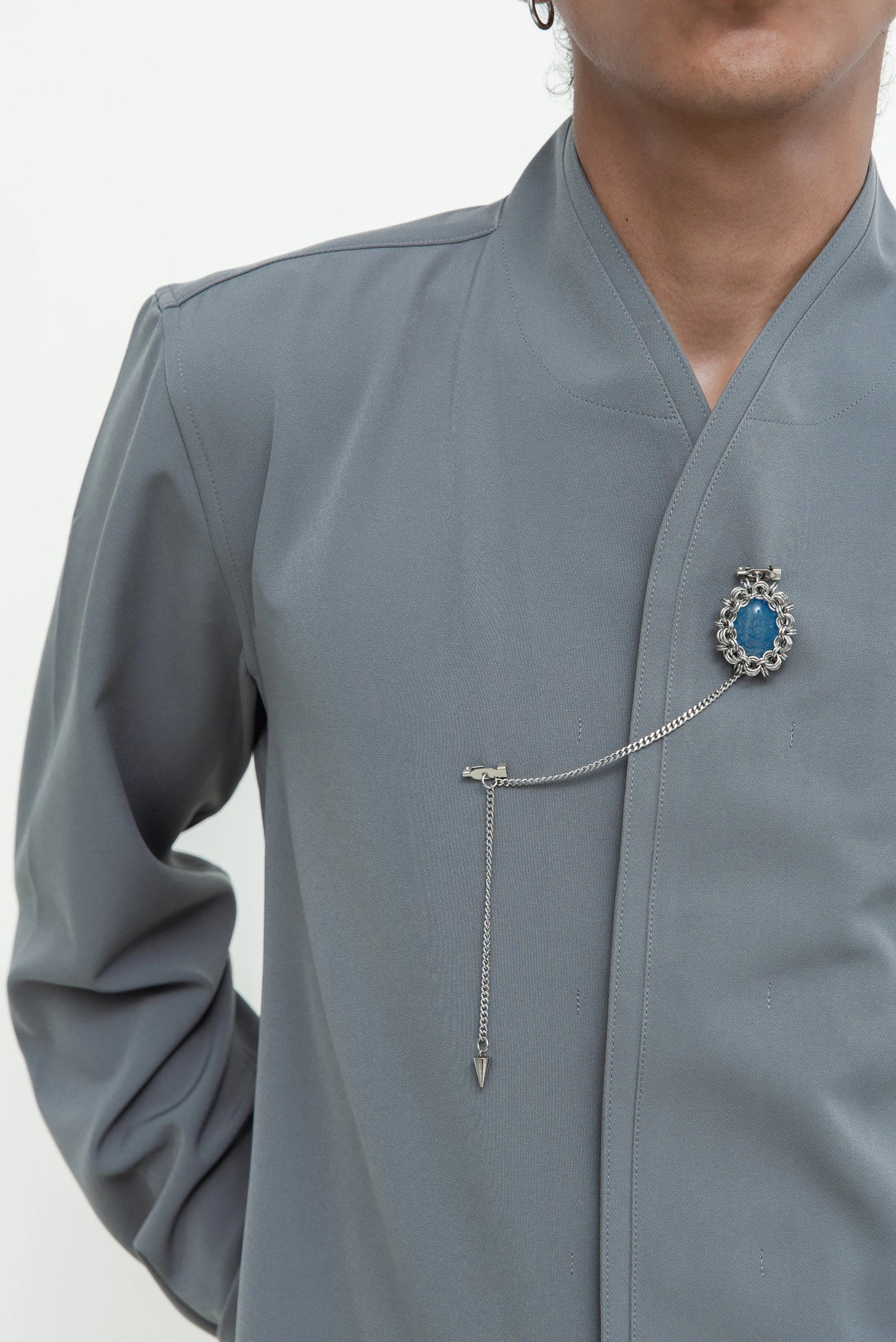 DE BROOCH BLUE DRAGON VEIN