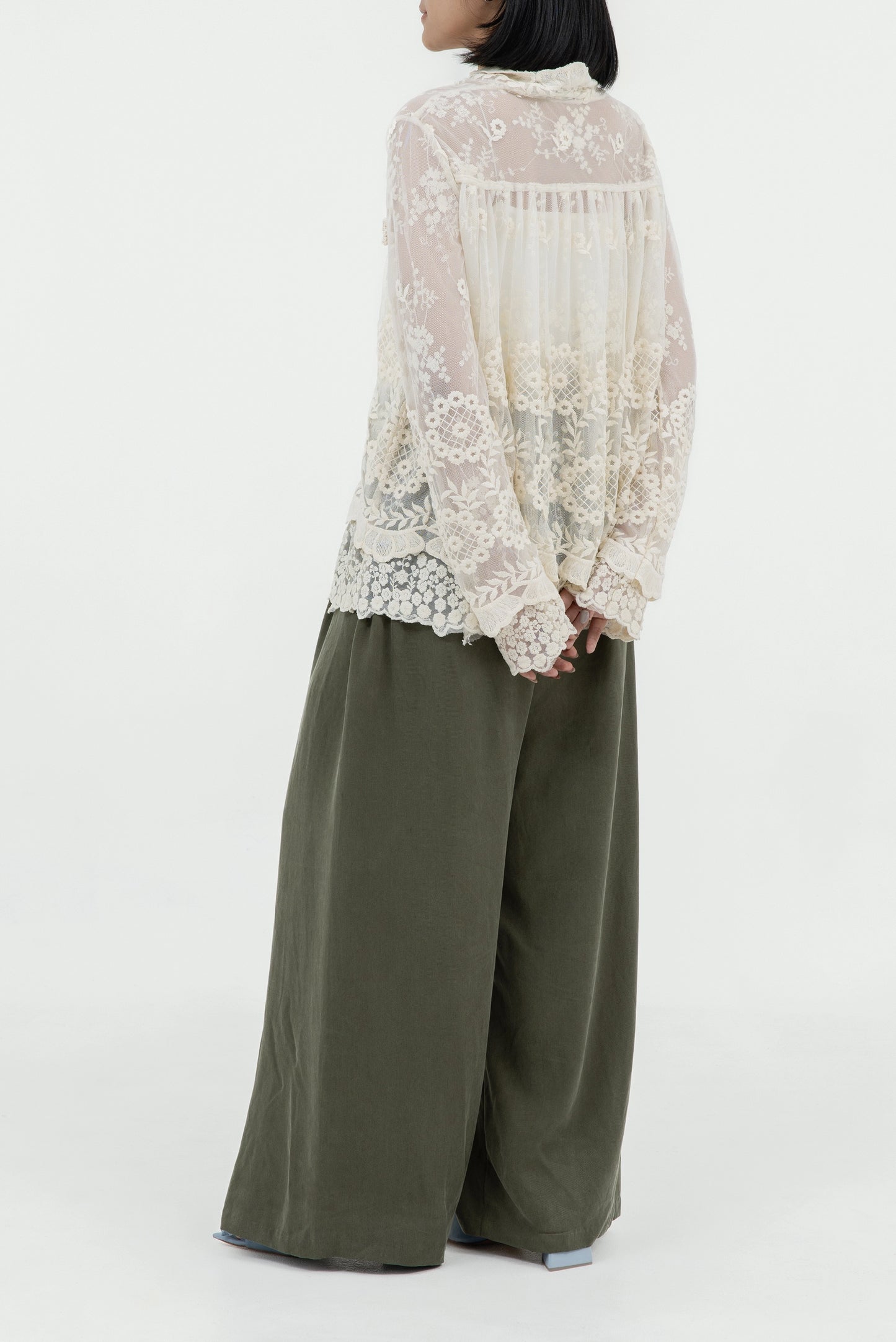 JOYCE LAYERED LACE BLAZER