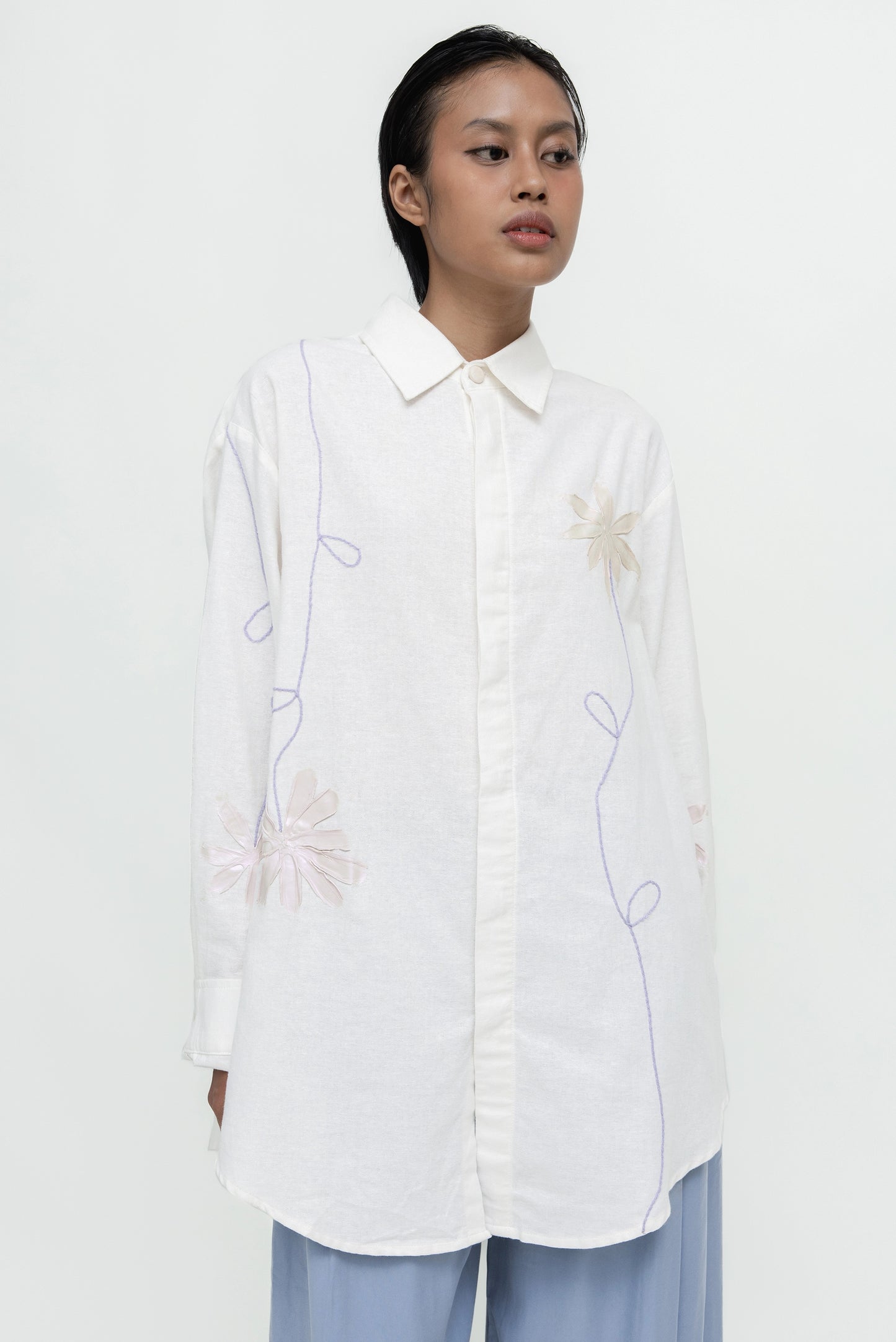 HAND PAINTED SHIRT LS