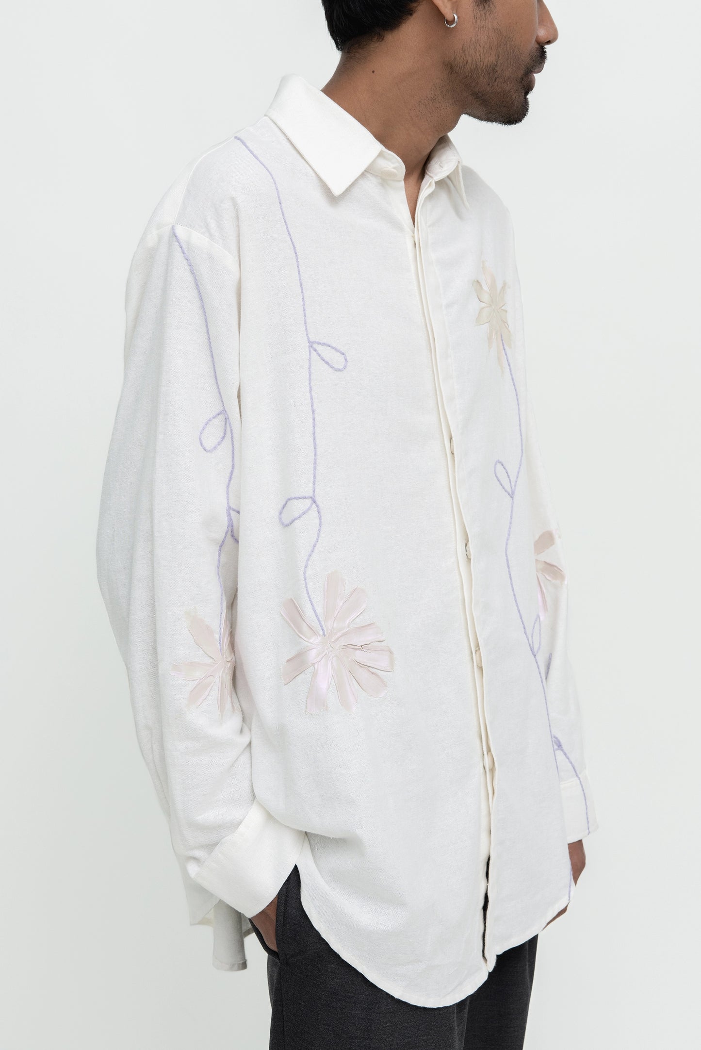 HAND PAINTED SHIRT LS