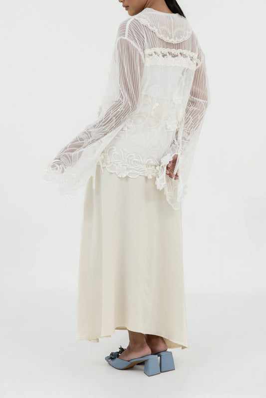 BREEZE WHITE LACE SHIRT