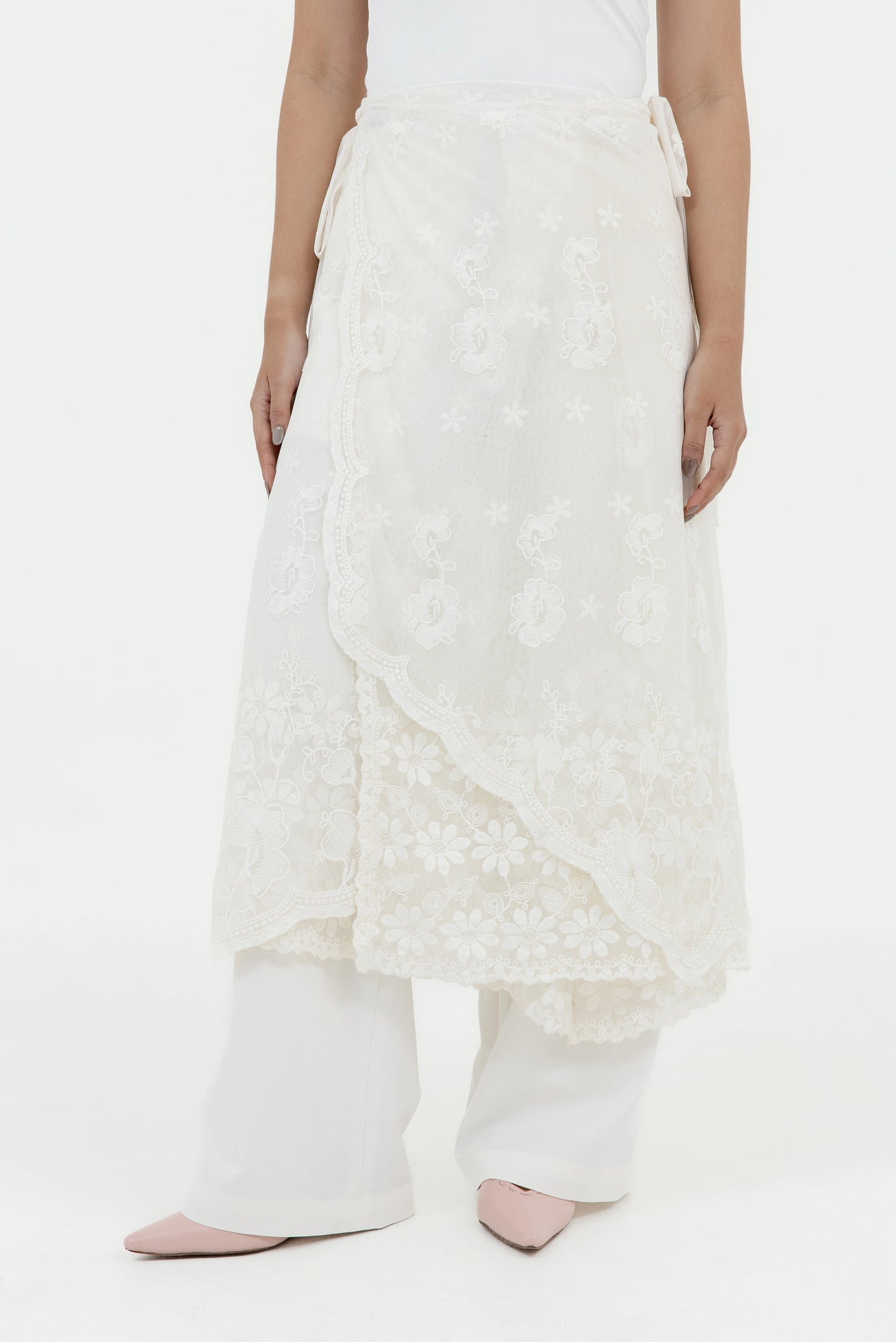 LECHE WRAPPED MAXI SKIRT