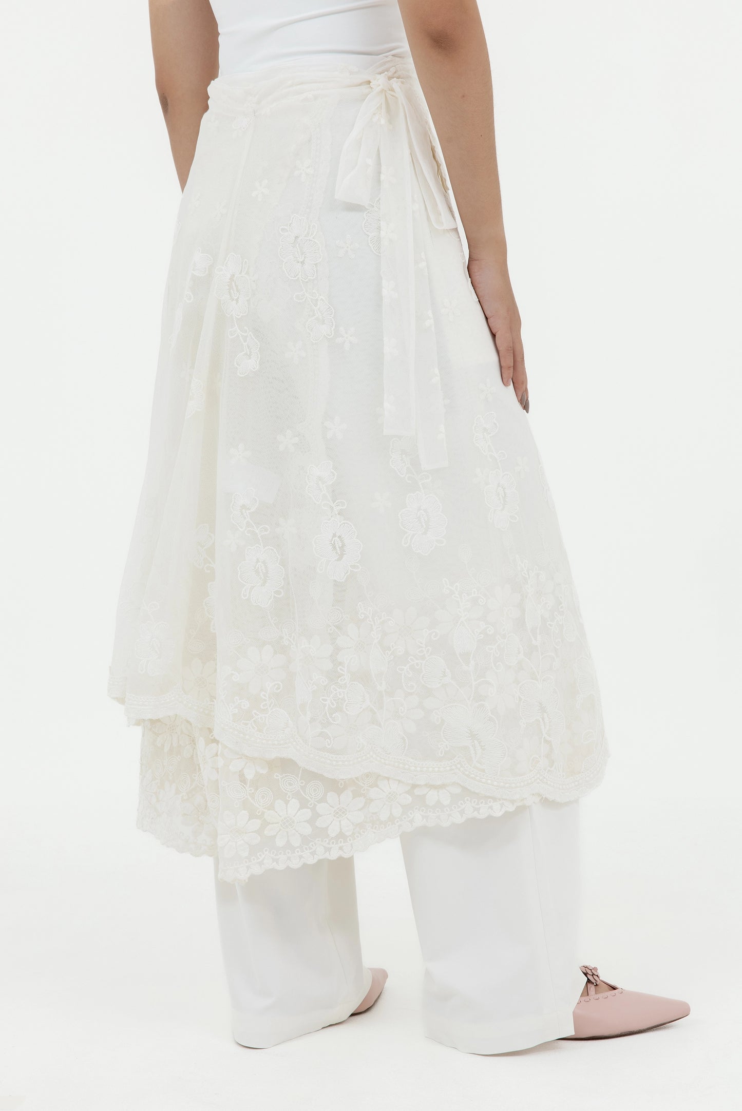 LECHE WRAPPED MAXI SKIRT