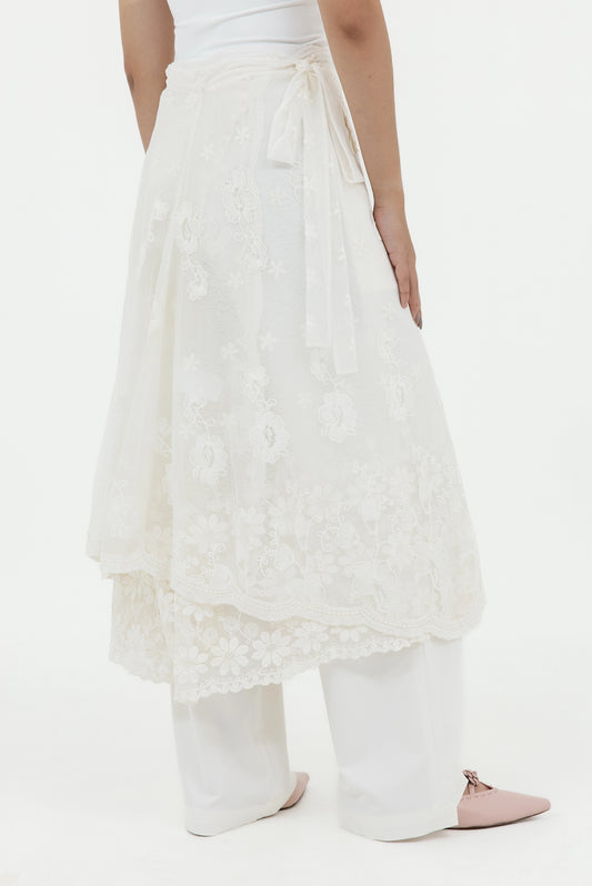 LECHE WRAPPED MAXI SKIRT