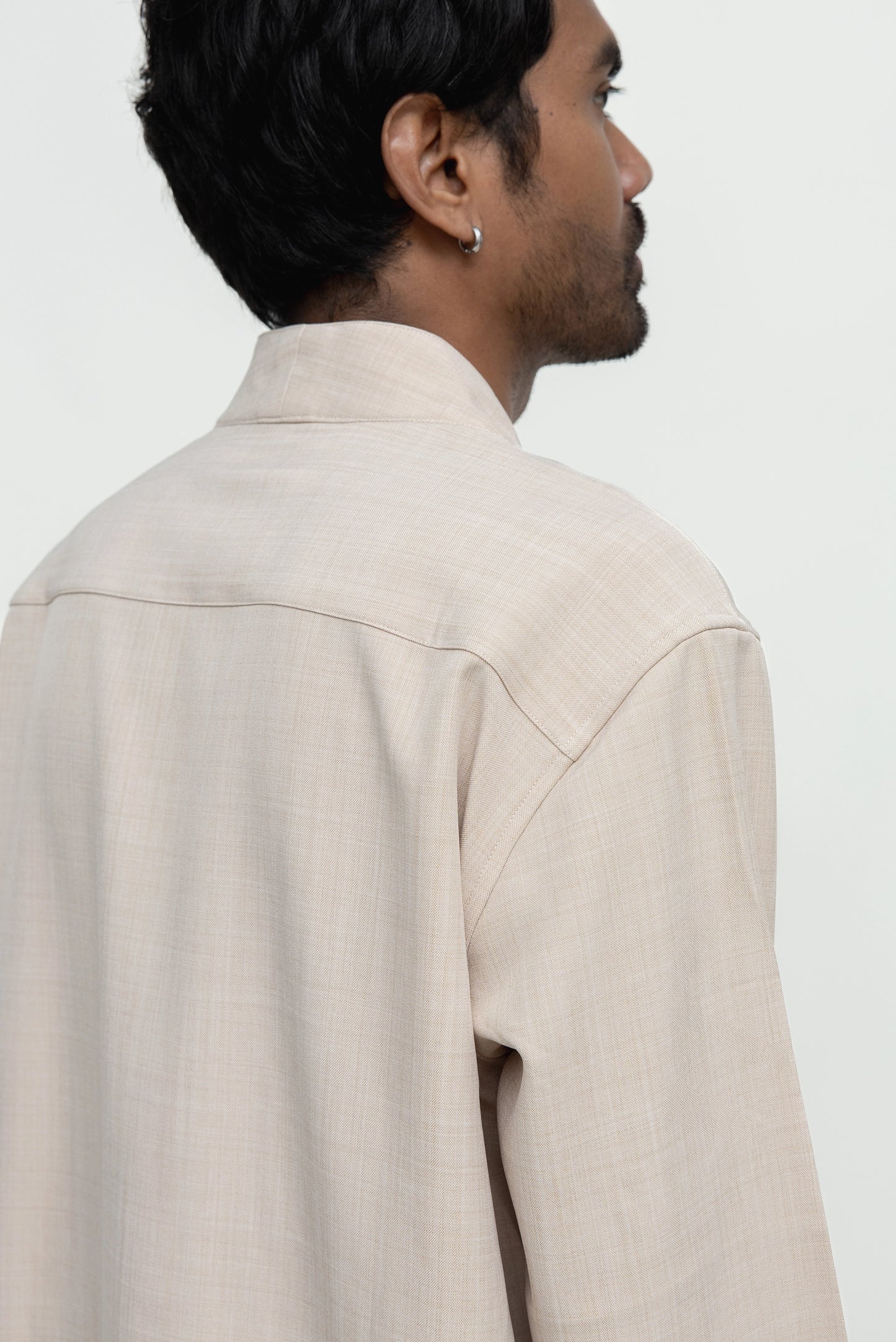 COLLARLESS PART 1 LONGSLEEVES SHIRT