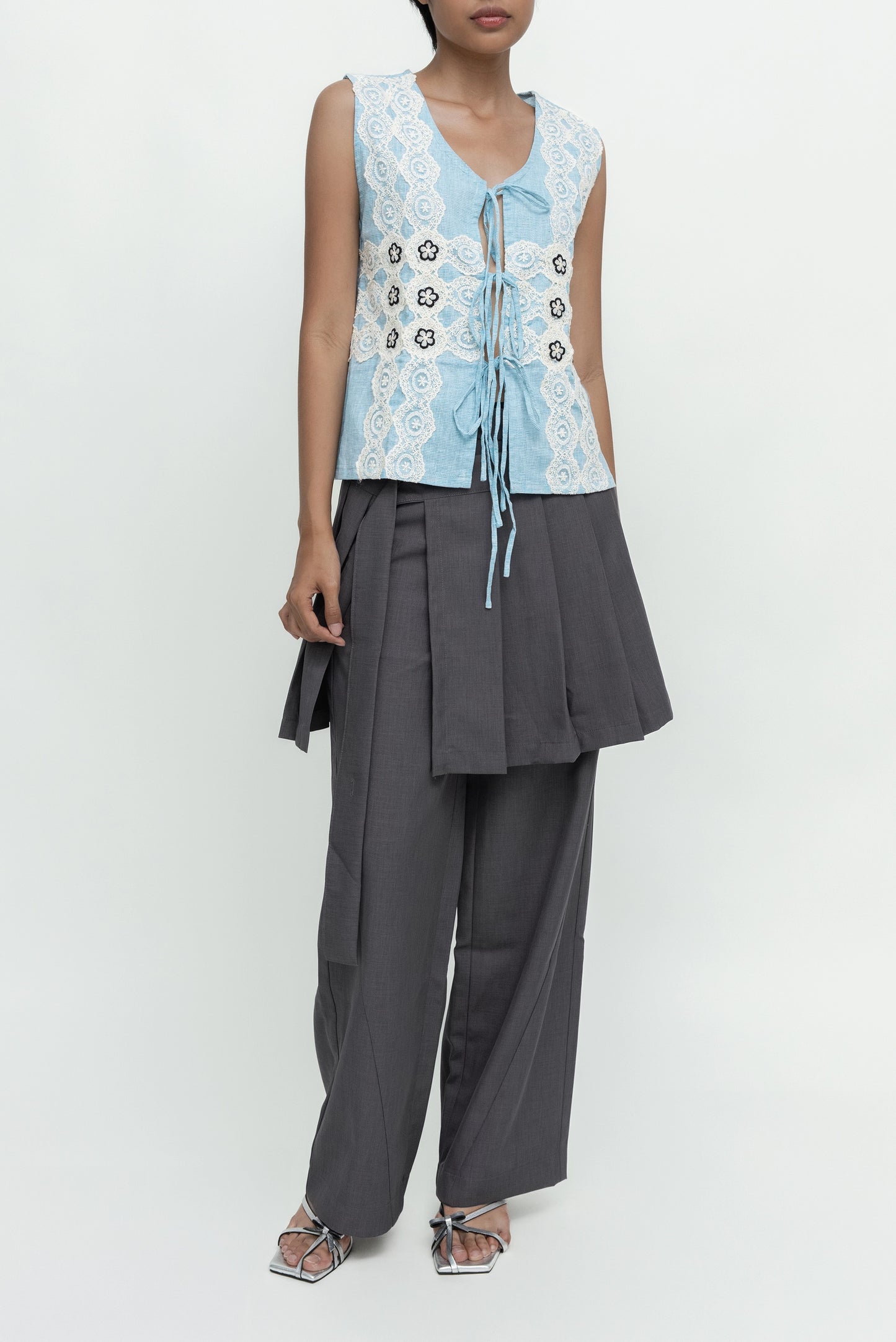 OCEAN BLUE RIBBON VEST OFK