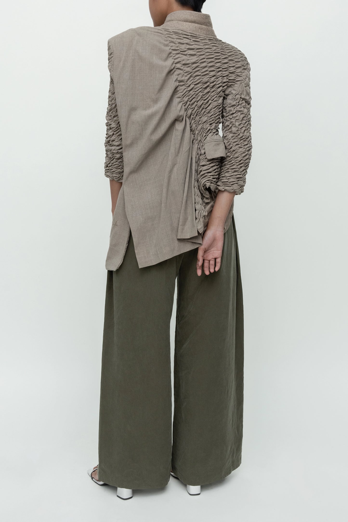SLANTED SHIRT BROWN 83
