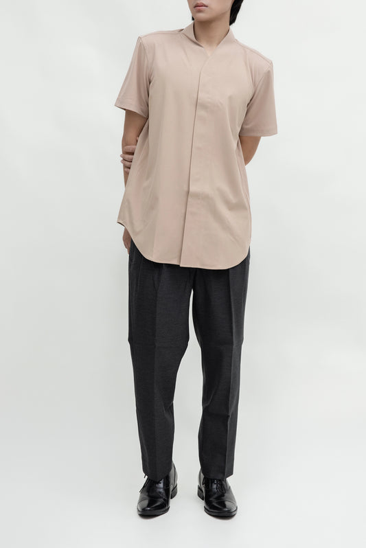 COLLARLESS SHORT SLEEVES SHIRT PART 6