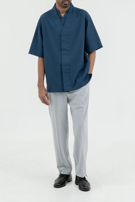 LOOSE DOUBLE COLLAR SHIRT PART 5