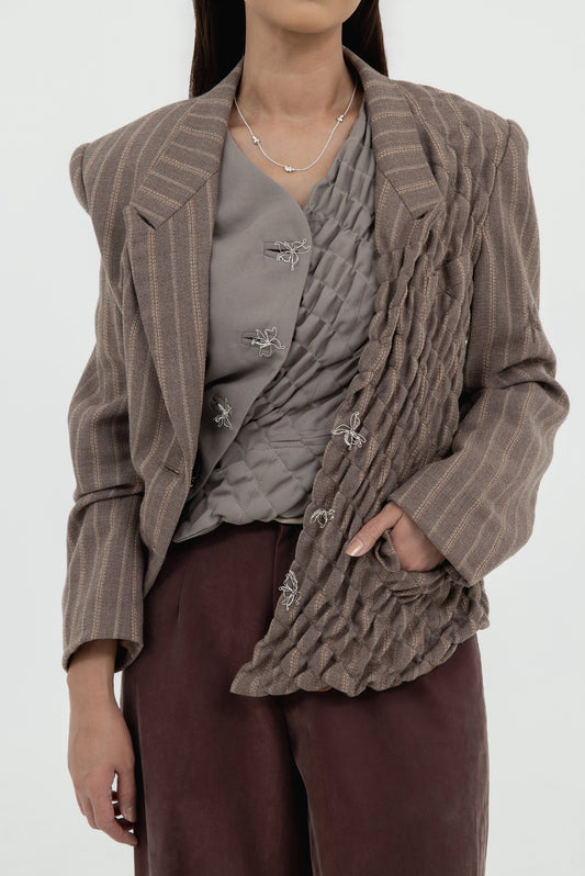 SLANTED BLAZER