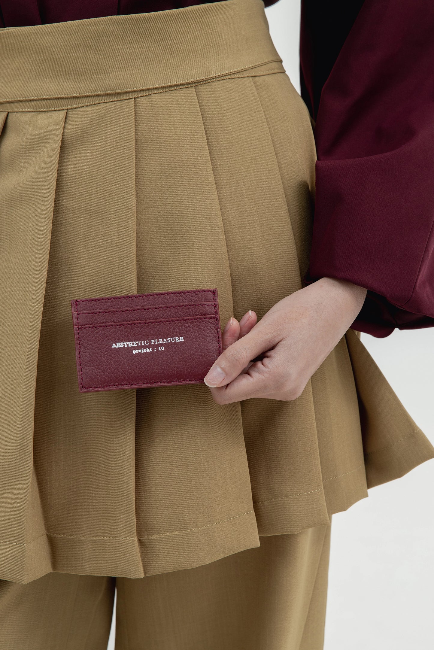 RECTA CARD HOLDER GRAIN